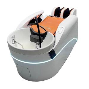 Cama de Masaje Eléctrica para Lavado de Cabello, Estilo Tailandés, con Circulación de Agua y Calentador Integrado, Especial para Salones de Belleza - Product Image 2