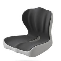 Coussin de siège orthopédique en mousse à mémoire de forme pour chaise de bureau et siège de voiture avec coussin de soutien lombaire ergonomique
