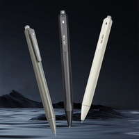 Stylo gel à clic en plastique robuste Hobby, écriture fluide haute densité, séchage rapide, recharge 0,5 mm pour les tests d'entraînement