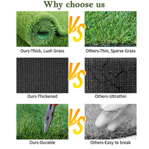 Fabricant de Linwoo Tapis vert écologique Gazon artificiel Installation facile <span class=keywords><strong>Pelouse</strong></span> synthétique pour jardin paysager de mariage - Product Image 3