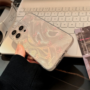 Pour <span class=keywords><strong>iPhone</strong></span> 16 étui nouveau nœud papillon housse de protection étui de téléphone portable en TPU pour <span class=keywords><strong>iPhone</strong></span> 14 15 17 13 Pro Max Plus - Product Image 4