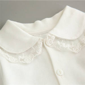 Ropa Infantil al por Mayor, Camisetas Coreanas para Niños, Camisetas Blancas Lisas para Niñas, del Fabricante en China - Product Image 4