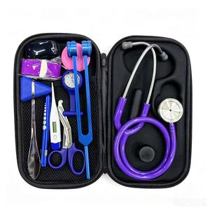 Kit de Examen Médico Personalizado, Estetoscopio de Doble Cabeza, Juego de Herramientas de Diagnóstico para Enfermeras, Bolsa de Almacenamiento EVA, Uso Clínico - Product Image 1
