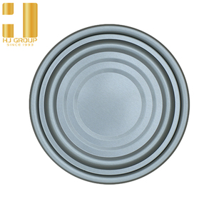 HJ GROUP 305D 80MM flache Weißblech-Metall kappe Normale Deckel für Metall dosen verpackungen 202 #, 211 #, 300 #, 307 #, 401 # TFS-unteren Enden - Product Image 1