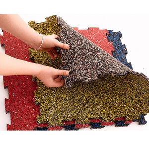 Carrelage de sol en caoutchouc pour gymnase crossfit personnalisé à haute résistance - Product Image 5