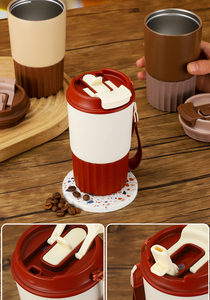 Taza de Café de Acero Inoxidable de 480 ml con Cordón para Llevar, Taza Térmica de Doble Pared, Regalo Promocional Corporativo Personalizado al por Mayor - Product Image 4