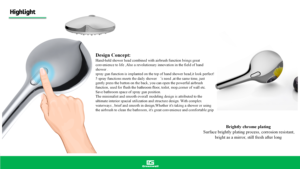 <span class=keywords><strong>Alcachofa</strong></span> de la ducha baño cromo ABS multi 5 funciones cabezal de ducha de mano - Product Image 4