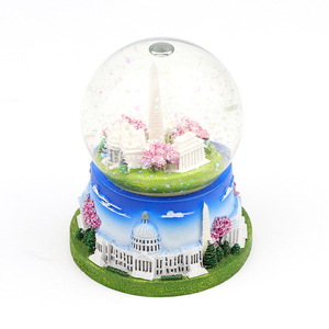 Custom Design Beach Island Countries City Tourist Souvenir Resin Crafts Glass <strong>Snow</strong> Globe <strong>Snow</strong> <strong>Ball</strong> - Product Image 5
