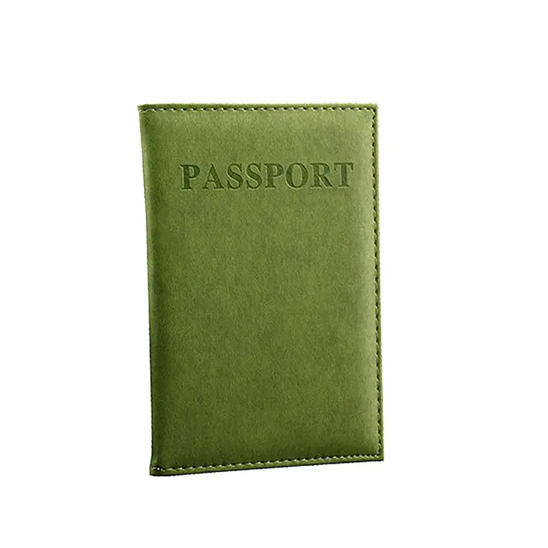 Funda de pasaporte de viaje para hombre y mujer, tarjetero de viaje para identificación y documentos, K527