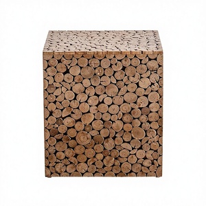 Square Luxury Solid Wood Extendable Coffee <b>Table</b> <b>Low</b> Stool Modern Design Living Room Furniture for Living Internet Celebrity - Product Image 3