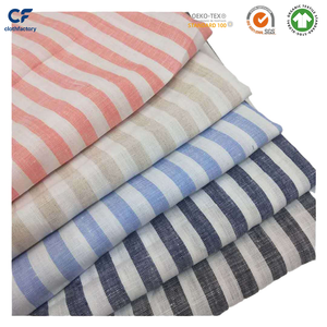 Tissu en lin uni teint à carreaux respirant 120 GSM 135 cm de large, matière douce en lin pur tissé pour vêtements de filles et de garçons et tenues de villégiature - Product Image 4