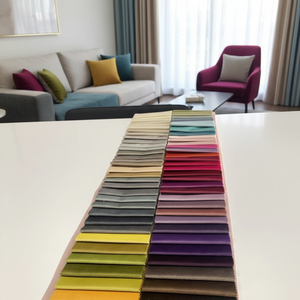 Tissu en velours hollandais tricoté 100% polyester, <span class=keywords><strong>pas</strong></span> <span class=keywords><strong>cher</strong></span>, pour la sellerie, vente en gros, canapé, décoration intérieure - Product Image 2