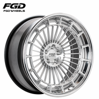 Jantes forgées polies à 3 pièces, 20, 21, 22, 24 pouces, 5x112, 5x120, décalées, pour BMW M5 M3 Mercedes AMG Audi RS