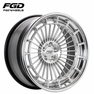 Jantes forgées polies à 3 pièces, 20, 21, 22, 24 pouces, 5x112, 5x120, décalées, pour BMW M5 M3 Mercedes AMG <span class=keywords><strong>Audi</strong></span> RS - Product Image 3