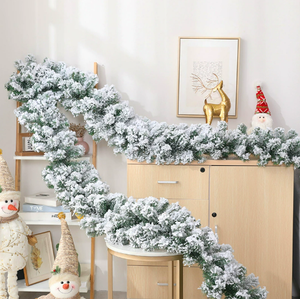 Décorations de <span class=keywords><strong>Noël</strong></span> de 2,7 m pour Hôtel, Centre Commercial, Vitrine, avec Ambiance Festive, Canne de Neige Blanche Tombante - Product Image 4