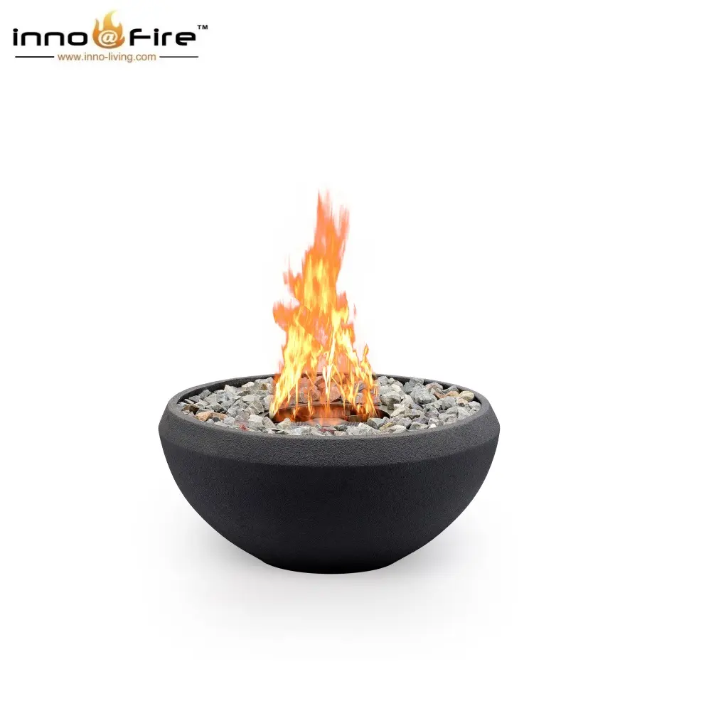 hot sale FS-17 stainless steel round bioethanol fireplace outdoor