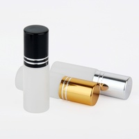 Flacon à bille en verre dépoli transparent vide de 5 ml et 10 ml pour huile de parfum, avec boîte – En stock