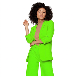 Two-piece Cross-border Sourcing Print Mother Pack <b>Coat</b> Dress Business Suits <b>Women</b> <b>Single</b> <b>Breasted</b> Woven - Product Image 1