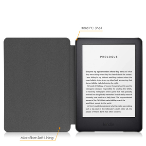 Funda <span class=keywords><strong>para</strong></span> <span class=keywords><strong>Kindle</strong></span> con Cierre Magnético Automático, Cubierta Trasera Rígida de Cuero PU y <span class=keywords><strong>PC</strong></span>, Funda <span class=keywords><strong>para</strong></span> Libro Electrónico <span class=keywords><strong>para</strong></span> <span class=keywords><strong>Kindle</strong></span> Paperwhite de 12.ª y 11.ª Generación - Product Image 4