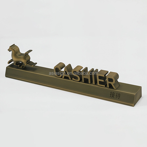 Lettere 3D in Alluminio Personalizzate con Logo in Rilievo per Interni, Uffici e Reception - Product Image 1