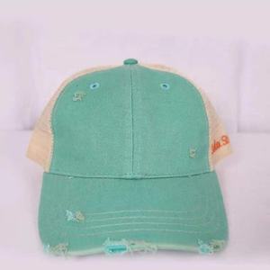 أغسل المتعثرة المتعثرة غسل من الدنيم شبكة سائقي الشاحنات قبعة حجم قابل للتعديل - Product Image 4