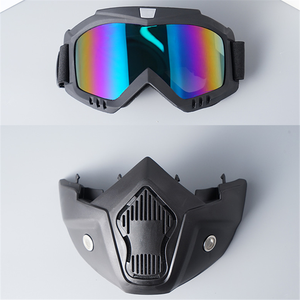 <span class=keywords><strong>Masque</strong></span> intégral de moto tout-terrain, lunettes <span class=keywords><strong>vintage</strong></span> coupe-vent, <span class=keywords><strong>masque</strong></span> ouvert pour snowboard, lunettes de protection - Product Image 6