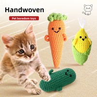 Jouet en peluche carotte au crochet fait main, en fil de coton doux, amigurumi légume, jouet à mâcher pour animaux de compagnie / accessoire photo nouveau-né