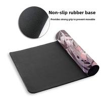 Alas tetikus kain hitam kustom dalam berbagai ukuran dengan alas karet antiselip cocok untuk pencetakan Transfer termal Desktop.