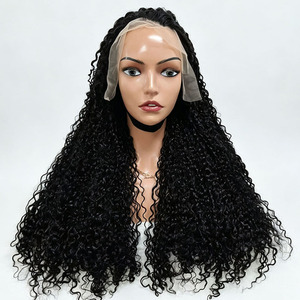 Perruques Letsfly 300% Densité 92$ en Gros Pixie Bouclées Sans Colle de Haute Qualité 100% Cheveux Humains Perruques Frontales en Dentelle 13x4 14-30 Pouces - Product Image 5
