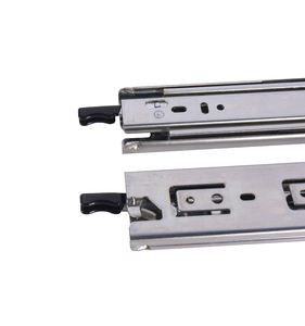 76mm Full Extension 200kg Locking <strong>Heavy</strong> Load <strong>Duty</strong> Telescopic Drawer <strong>Slides</strong> <strong>Rails</strong> for Tool Kit - Product Image 2