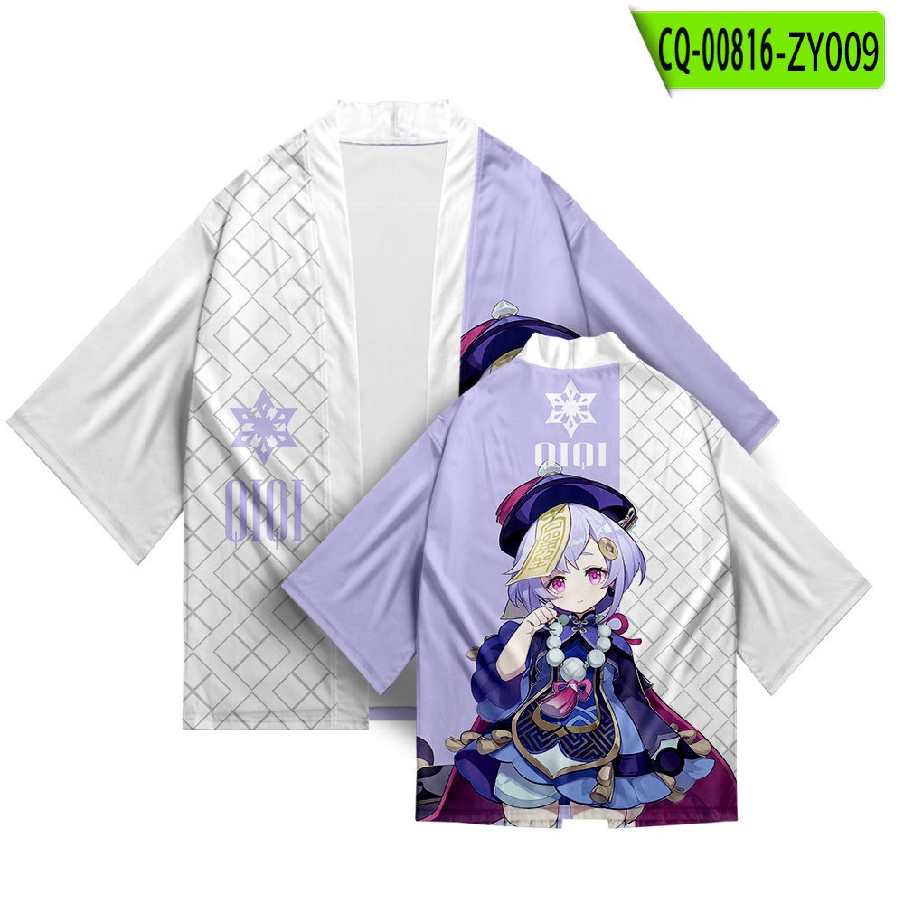 13.Kimono Women Men Shirt Costume