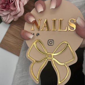 Nail Photo Prop Acrylique Personnalisé Social Media Prop <span class=keywords><strong>Nailtech</strong></span> Cadeau de Noël pour Nail Artist Nail Salon Sign - Product Image 3