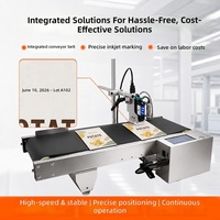 Mini-imprimante de date d'expiration automatique de bureau, machine d'impression jet d'encre en ligne pour boîtes de conserve et bouteilles en plastique