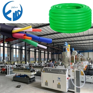 Extrudeuse de tuyaux ondulés à paroi simple en PVC et PP FULLWIN, ligne de production de base pour tuyaux ondulés - Product Image 1