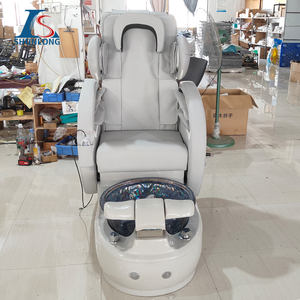 안락 의자 발 마사지 의자 페디큐어 새로운 스파 전기 마그네틱 제트 페디큐어 및 싱크대가있는 매니큐어 의자 - Product Image 2