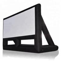 Livraison aérienne gratuite à la porte, écran gonflable extérieur, écran de projecteur gonflable personnalisé, écran de film de projection gonflable 4x3m