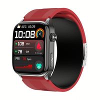 Reloj Inteligente ERON Square BP ECG S101 con Pantalla AMOLED, Frecuencia Cardíaca, Presión Arterial Real, Monitoreo de Temperatura, Reloj de Salud a Prueba de Agua
