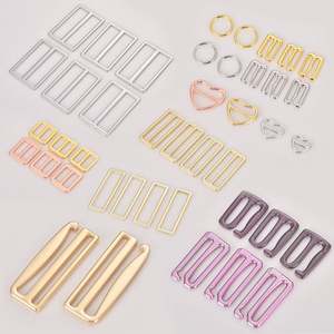 สายรัดและตัวปรับเลื่อนสายรัดชุดชั้นในทำจากอัลลอยขนาด6-30มม. 38มม. ตกแต่งสดใส - Product Image 1