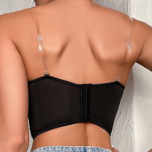 Il nuovo petto avvolgente alla moda può essere indossato al di fuori del seducente chiss ME <span class=keywords><strong>ANGEL</strong></span> <span class=keywords><strong>Sexy</strong></span> Wipe petto all'interno del Single Top Shapewear - Product Image 2
