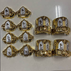 Accessoires de quincaillerie <span class=keywords><strong>pour</strong></span> cercueil : <span class=keywords><strong>Plaque</strong></span> de motif de main remplaçable modèle 15D, en plastique durable, <span class=keywords><strong>pour</strong></span> coin de cercueil funéraire - Product Image 5