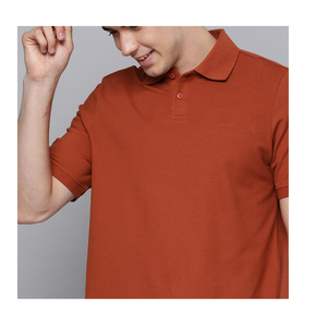Camiseta de Manga Corta para Hombre, Corte Regular, Ecológica, Transpirable, de Algodón y Poliéster Grueso, Cuello Redondo, Uso Diario, Personalizable al por Mayor - Product Image 3