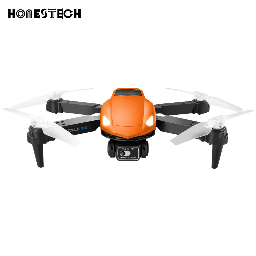 Dron 4K HD, cámara con hélice de luz, luz de respiración para evitar obstáculos, Control remoto plegable vs Z908