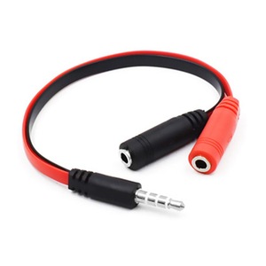Convertidor de audio de 3,5mm macho a doble RCA hembra, divisor de micrófono para ordenador portátil, teléfono, auriculares y altavoces - Product Image 4