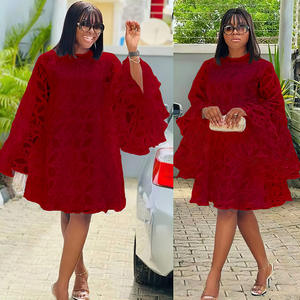 Robes africaines pour femmes, dentelle de haute qualité, robe longue ample pour femmes, burqa <span class=keywords><strong>boubou</strong></span>, robes décontractées grande taille pour femmes - Product Image 2