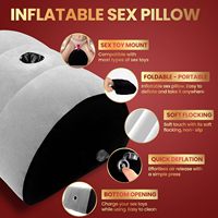 Support de gode à ventouse avec oreiller gonflable pour meubles, pour couples, jouets sexuels, support pour gode, selle de chaise