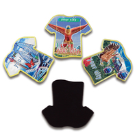Aimant de réfrigérateur promotionnel en aluminium, aimant de réfrigérateur personnalisé pas cher, souvenir de paysage urbain, aimant de réfrigérateur pour cadeaux