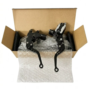 Poignée de guidon et levier d'embrayage CNC gauche et droit pour <span class=keywords><strong>Suzuki</strong></span> <span class=keywords><strong>GS500F</strong></span> GSXR600 GSXR750 - Product Image 2