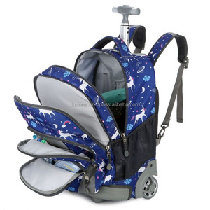 2024 Winter Sports Style Business Travel Waterproof Oxford Trolley Bag School Backpack Storage Luggage for Travel - Product Image 4