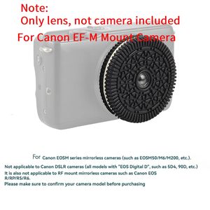 Hochwertige EF-M Mount 32mm/F10 Pancake-Objektiv für <span class=keywords><strong>Canon</strong></span> <span class=keywords><strong>EOS</strong></span> <span class=keywords><strong>M50</strong></span>/M6/M200 EF-M Mount Spiegellose Kameras - Product Image 6