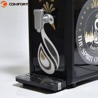 Mini-refroidisseur de vin électrique portable de qualité commerciale, distributeur à poser sur comptoir pour vodka, whisky, shots et autres boissons alcoolisées